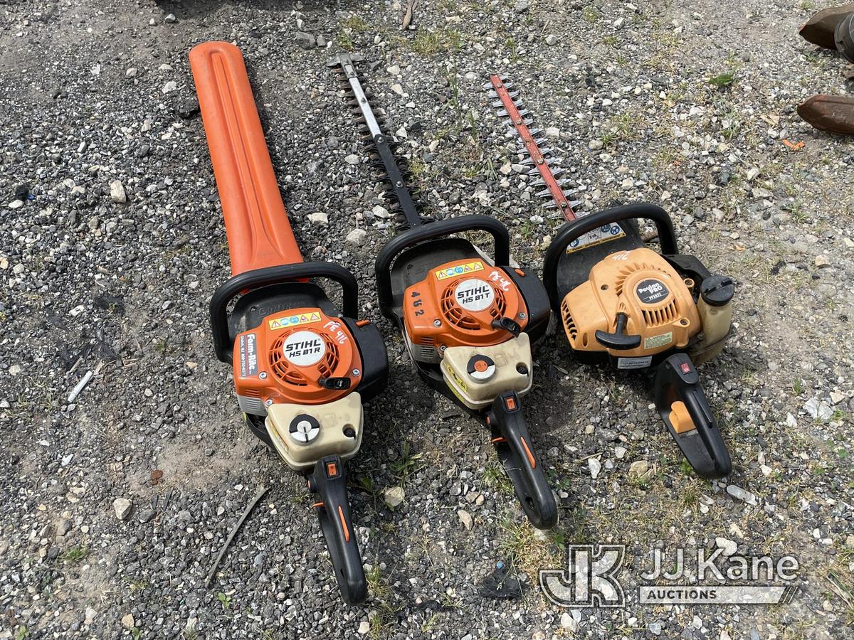 (Plymouth Meeting, PA) (2) Stihl Hedge Trimmers & (1) Poulan Hedge Trimmer Condition Unknown