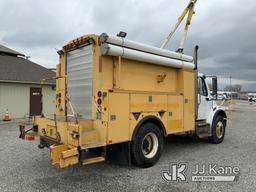 (Fort Wayne, IN) 2009 Freightliner M2 106 Enclosed Utility Truck Runs & Moves) (Back Door Will Not O