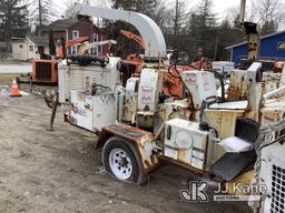 (Deposit, NY) 2016 Morbark M12D Chipper (12in Disc), trailer mtd No Title) (Starts, Runs, Operates,