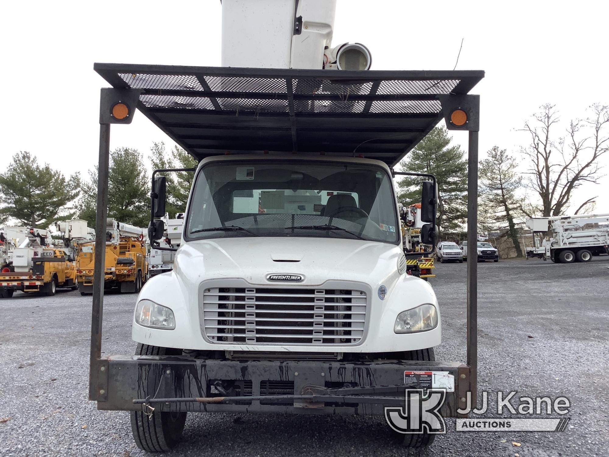 (Frederick, MD) Altec LR7-60E70, Over-Center Elevator Bucket Truck center mounted on 2018 Freightlin