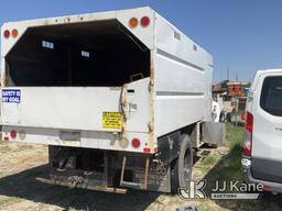 (Charlotte, MI) 2012 Ford F650 Chipper Dump Truck Condition Unknown, No Crank with Jump, BUYER LOAD.