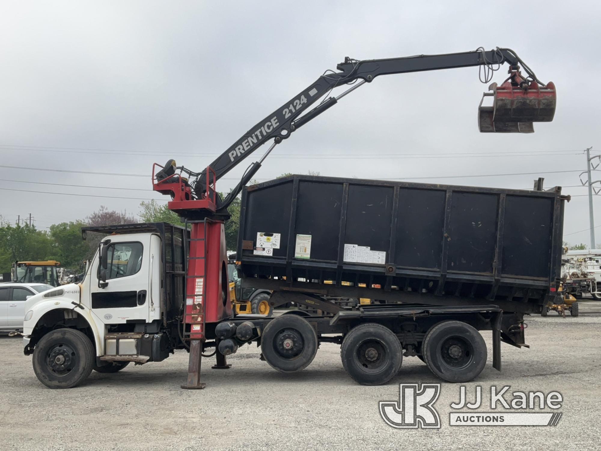 (Plymouth Meeting, PA) Prentice 2124, Grappleboom/Log Loader Crane mounted behind cab on 2016 Freigh