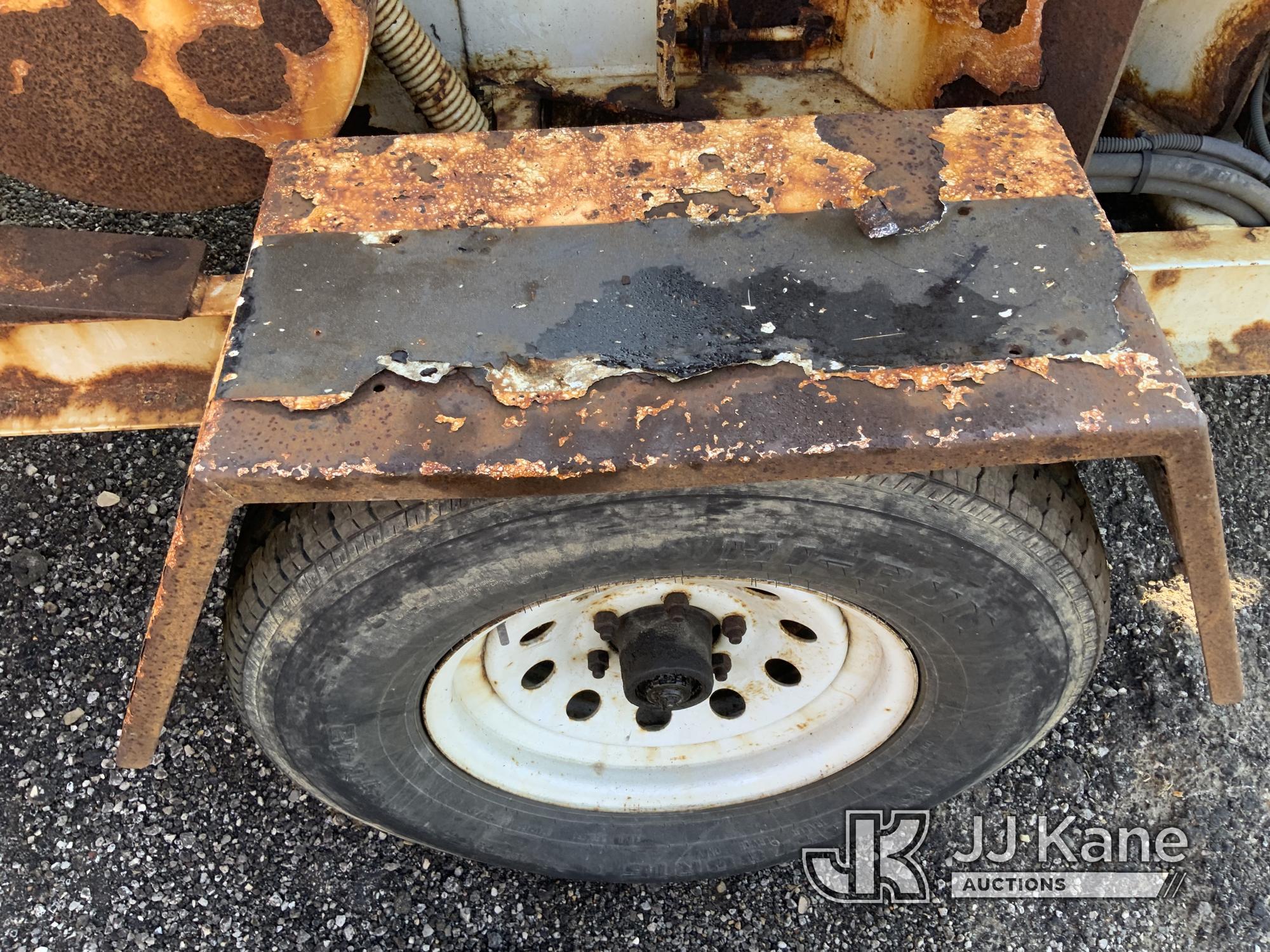 (Ashland, OH) 2016 Morbark M12D Chipper (12in Drum), trailer mtd. NO TITLE) (Runs) (Seller States: E