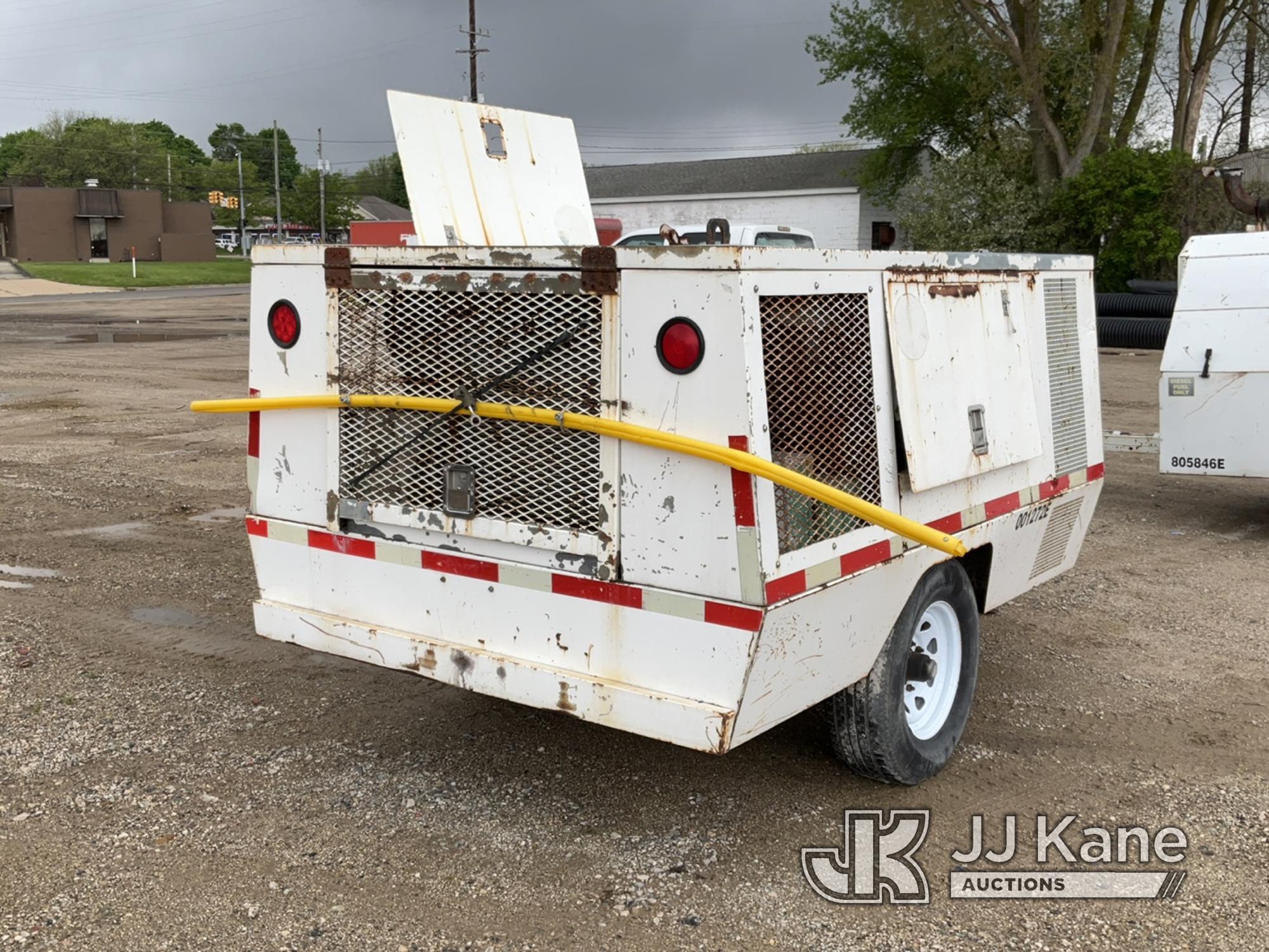 (Charlotte, MI) Sullair Portable Air Compressor No Title, Runs, Makes Air