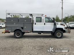 (Plymouth Meeting, PA) 2008 Chevrolet C4500 4X4 Enclosed Service Truck Runs & Moves, No Brakes, Body