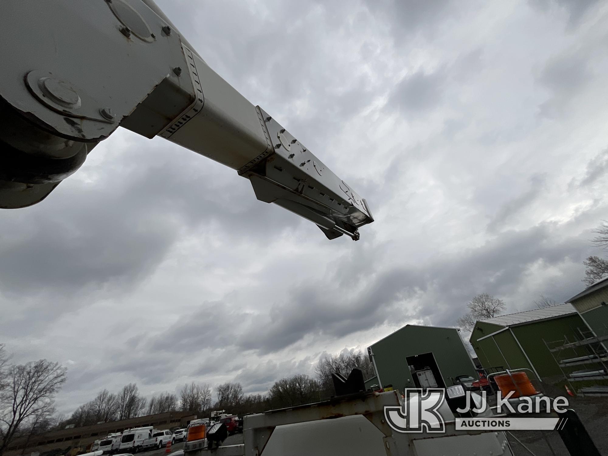 (Victor, NY) Altec AM55-E, Over-Center Material Handling Bucket Truck rear mounted on 2019 Kenworth