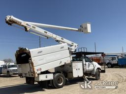 (Charlotte, MI) Altec LR756, Over-Center Bucket Truck mounted behind cab on 2012 Ford F750 Chipper D