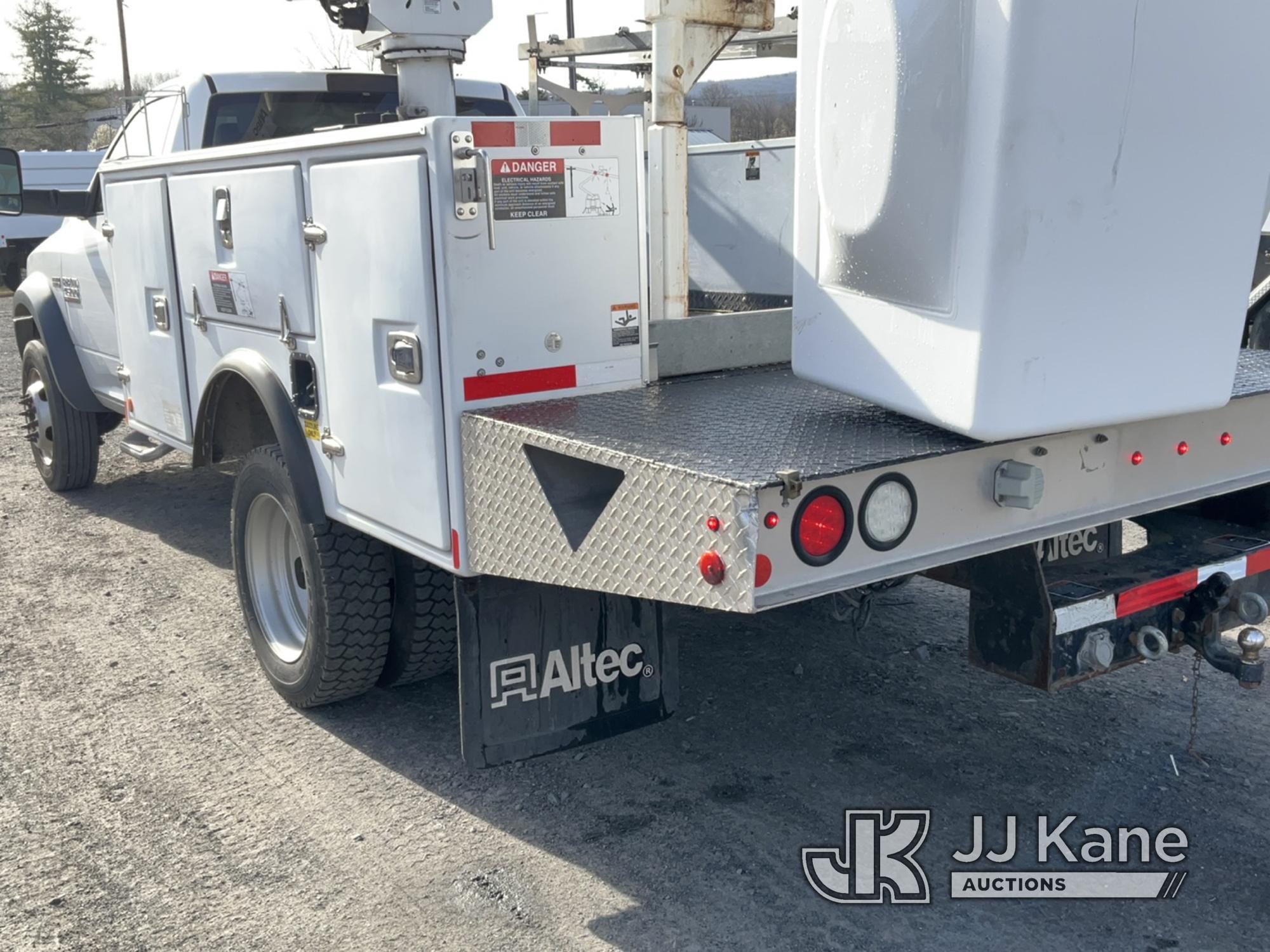 (Plains, PA) Altec AT200, Telescopic Non-Insulated Bucket Truck mounted behind cab on 2016 RAM 4500