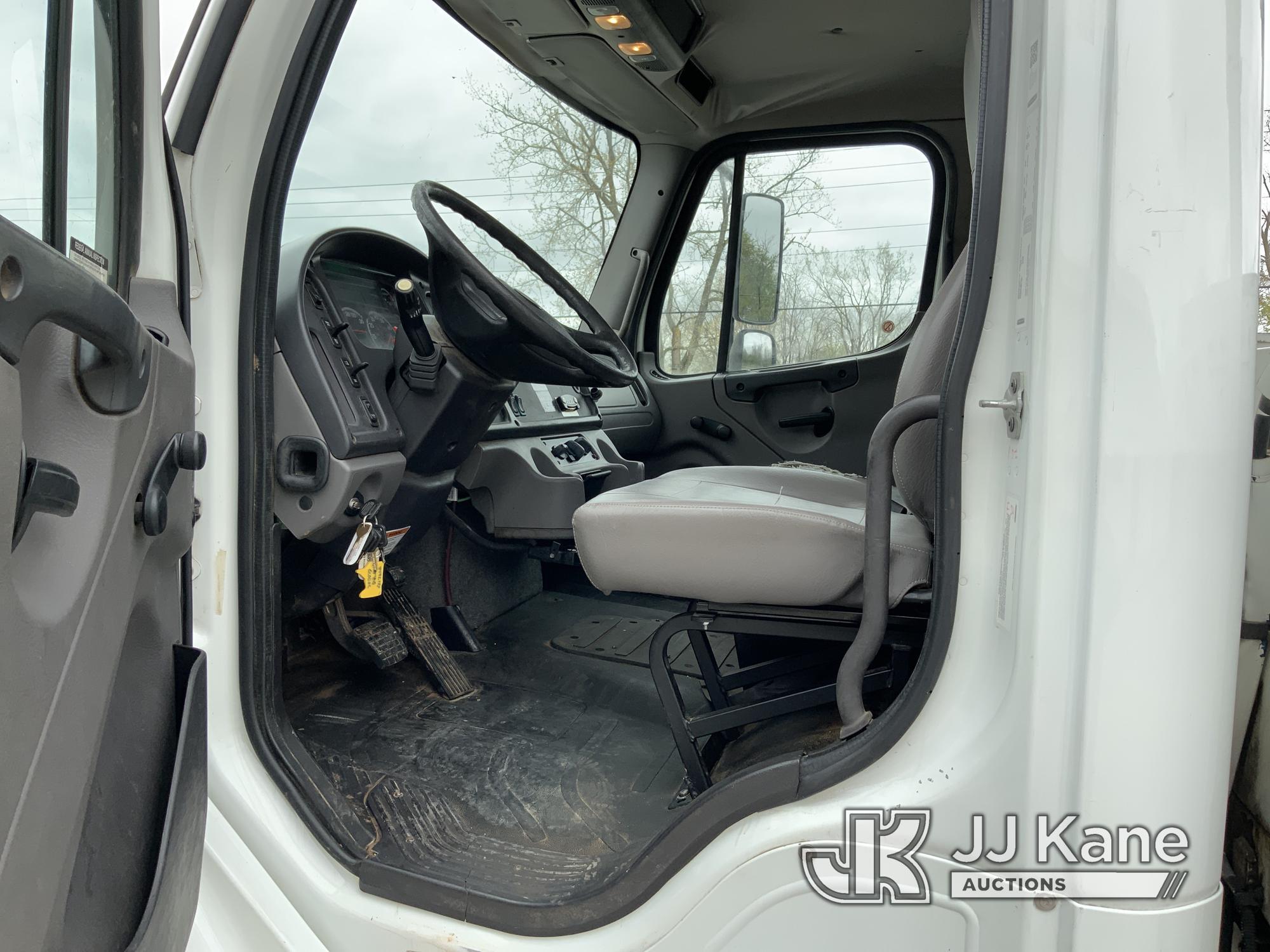 (Fort Wayne, IN) Altec TA40, Articulating & Telescopic Bucket Truck mounted behind cab on 2017 Freig