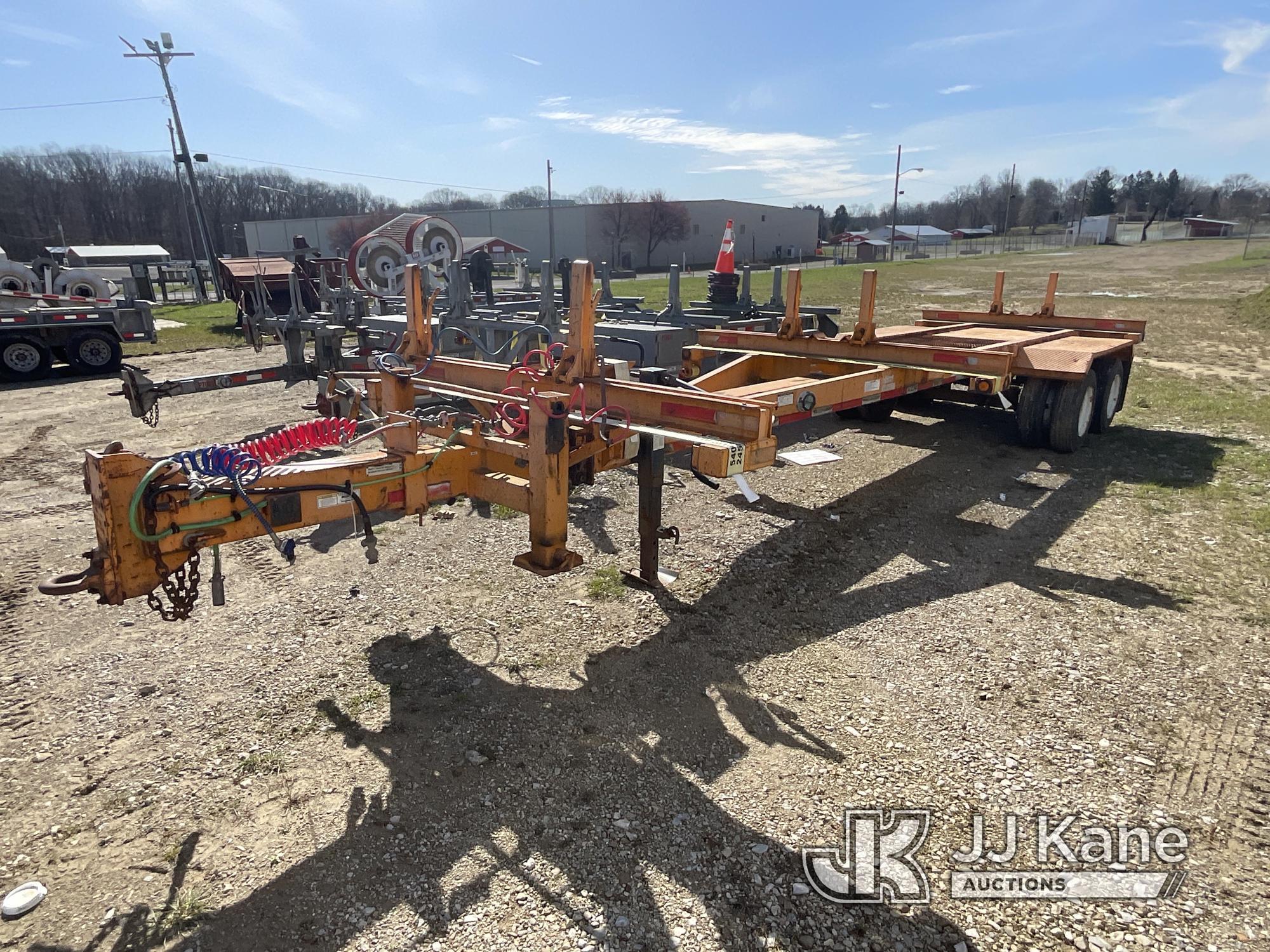 (Munroe Falls, OH) 2008 Brooks Brothers PTB162-15K-A T/A Extendable Pole Trailer No Title Is Require