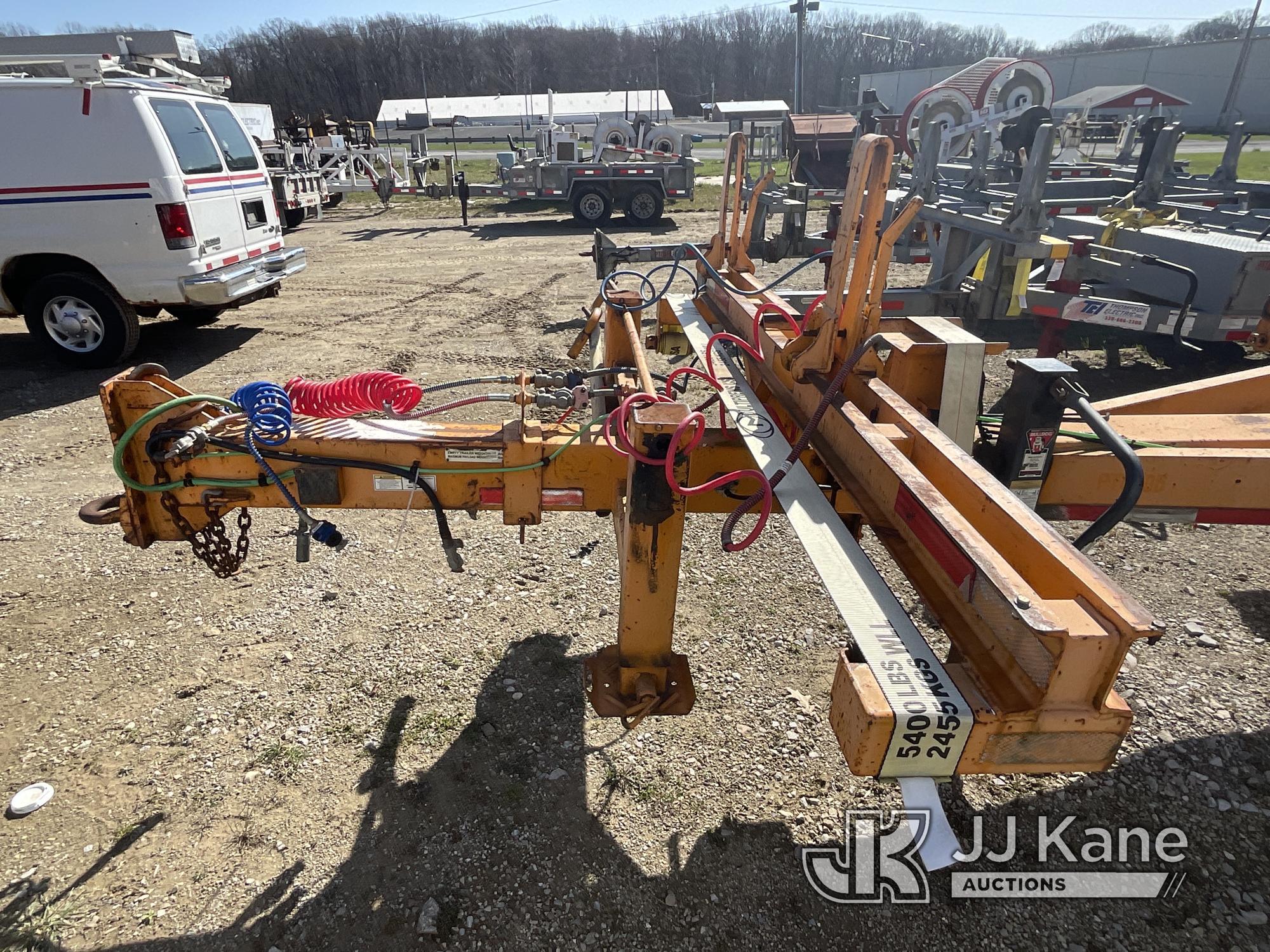 (Munroe Falls, OH) 2008 Brooks Brothers PTB162-15K-A T/A Extendable Pole Trailer No Title Is Require