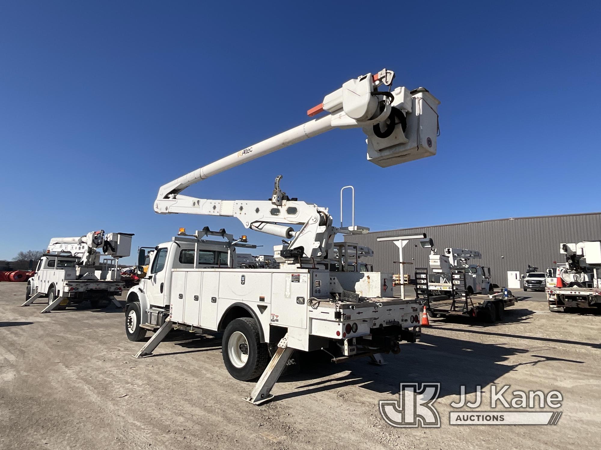 (Pataskala, OH) Altec AA55E, Material Handling Bucket Truck rear mounted on 2019 Freightliner M2 106