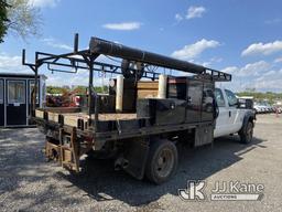 (Plymouth Meeting, PA) 2016 Ford F550 4x4 Crew-Cab Flatbed Truck Runs & Moves, Check Engine Light On