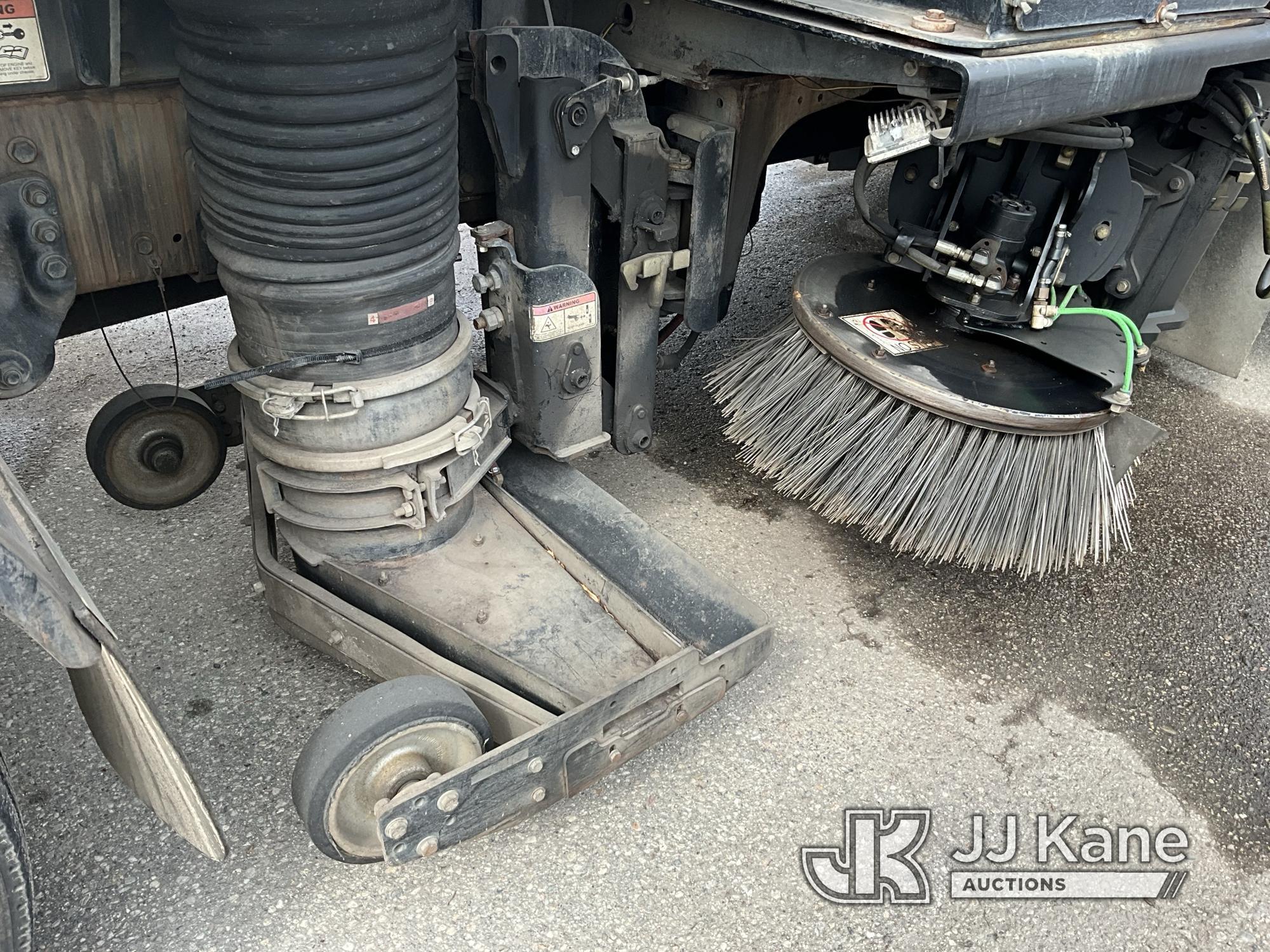 (Mount Pleasant, MI) Vacall AS-13 All sweep, rear mounted on 2013 Freightliner M2 106 Sweeper Runs,