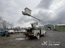 (Victor, NY) Altec AM55-E, Over-Center Material Handling Bucket Truck rear mounted on 2019 Kenworth