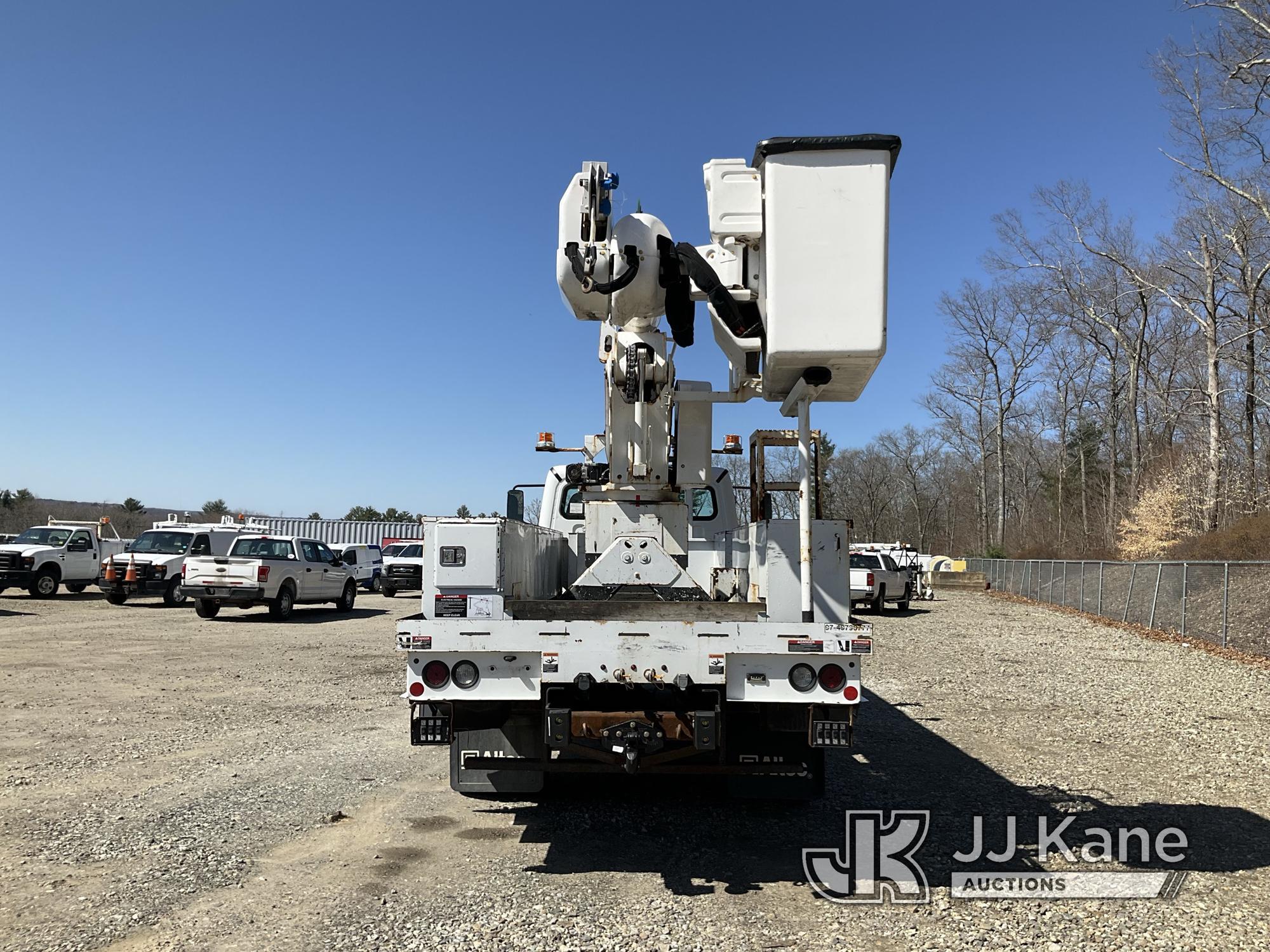 (Shrewsbury, MA) Altec AA55, Material Handling Bucket Truck rear mounted on 2019 Freightliner M2 106