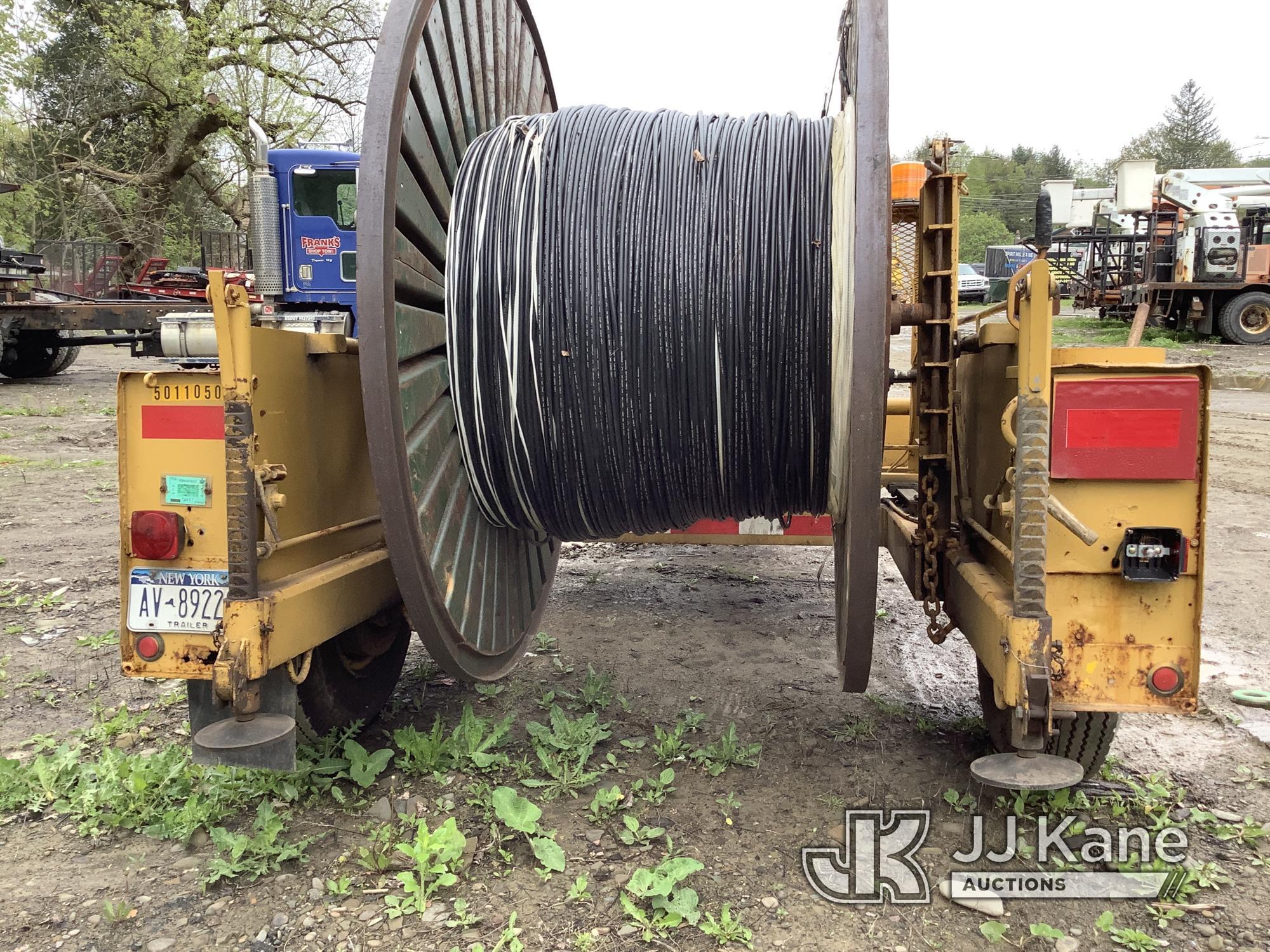 (Deposit, NY) 1981 Hogg Davis Self-Propelled Underground Cable Puller, trailer mtd (Not Running, Tur