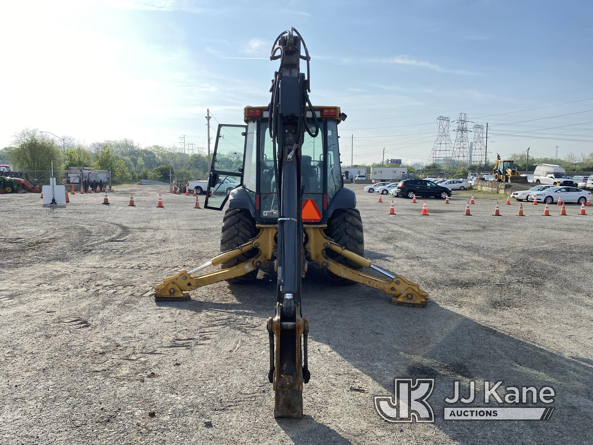 (Plymouth Meeting, PA) 2014 John Deere 410K 4x4 Tractor Loader Backhoe No Title) (Runs Moves & Opera