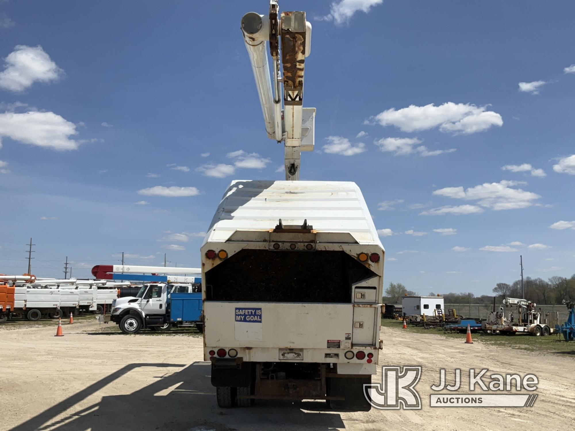 (Charlotte, MI) Altec LR760E70, Over-Center Elevator Bucket Truck mounted behind cab on 2013 Ford F7