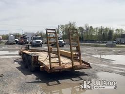 (Rome, NY) 2016 Belshe T16 T/A Tagalong Flatbed Trailer Body & Rust Damage