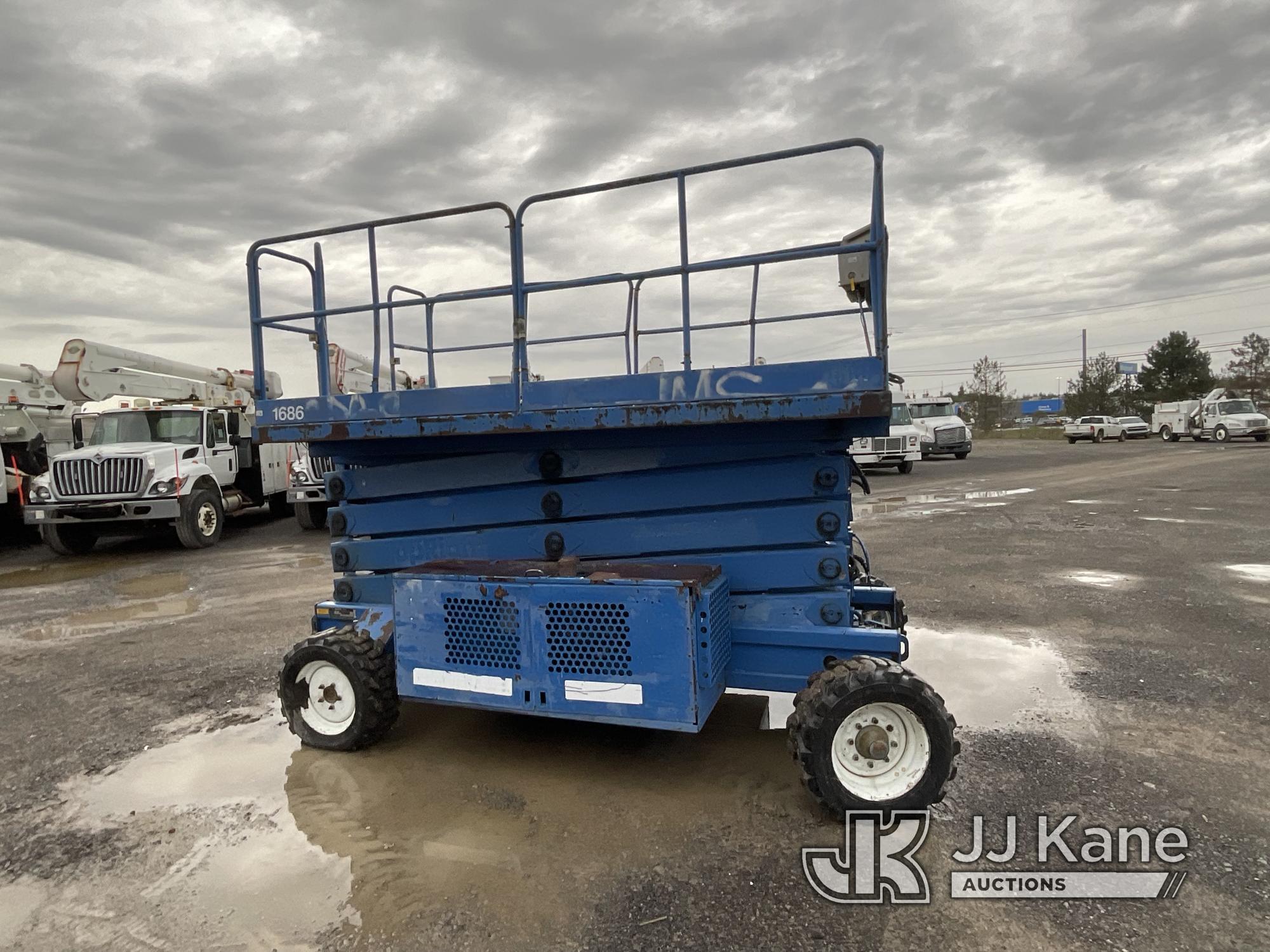 (Rome, NY) Upright LX50 50 ft Self-Propelled Scissor Lift, Platform height: 50ft, max distributed lo