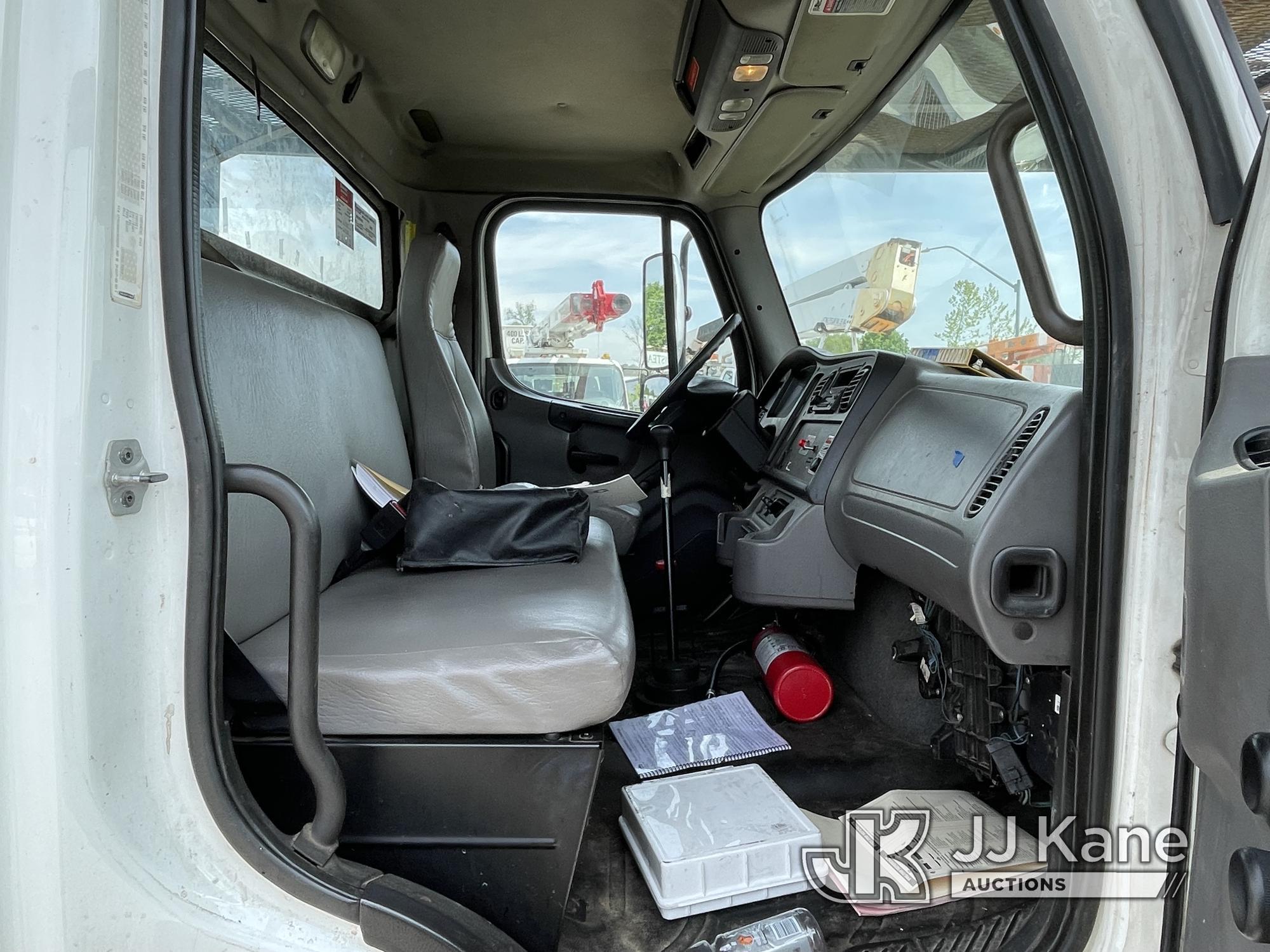 (Plymouth Meeting, PA) Altec LRV-56, Over-Center Bucket Truck mounted behind cab on 2012 Freightline