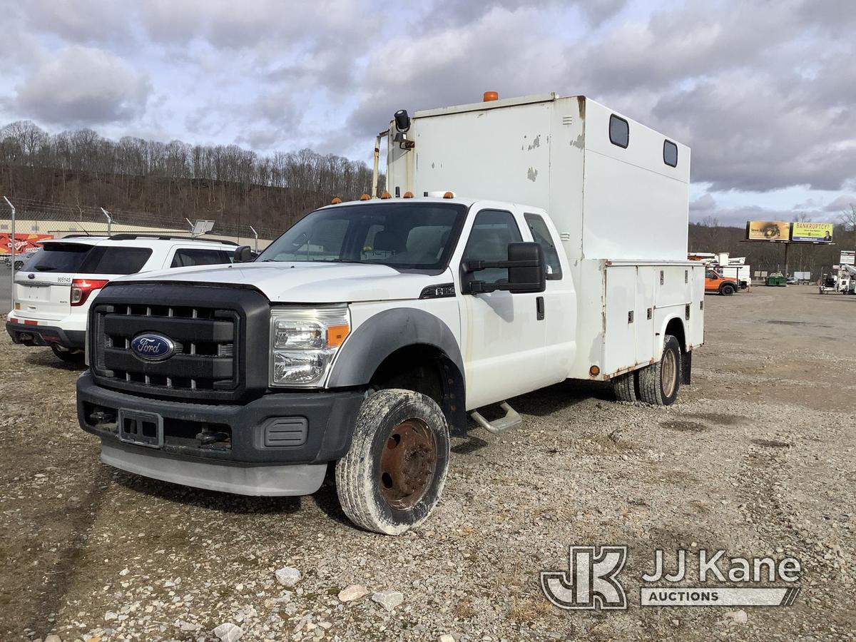 (Smock, PA) 2011 Ford F550 Extended-Cab Service Truck Title Delay) (Not Running, Operational Conditi