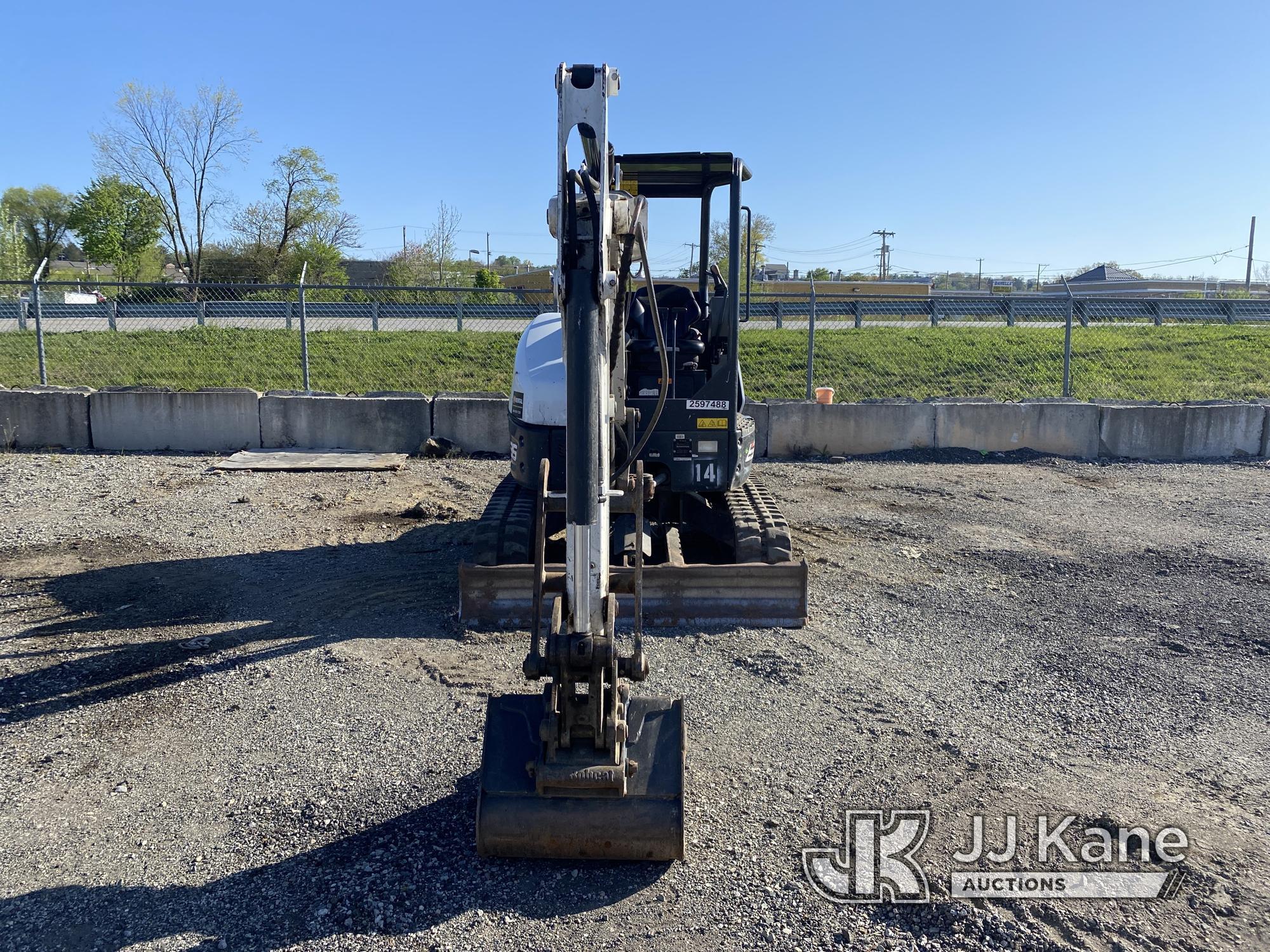 (Plymouth Meeting, PA) 2018 Bobcat E35I Mini Hydraulic Excavator Runs Moves & Operates