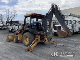 (Frederick, MD) 2013 John Deere 310K EP 4x4 Tractor Loader Extendahoe Runs, Moves & Operates, Rear B