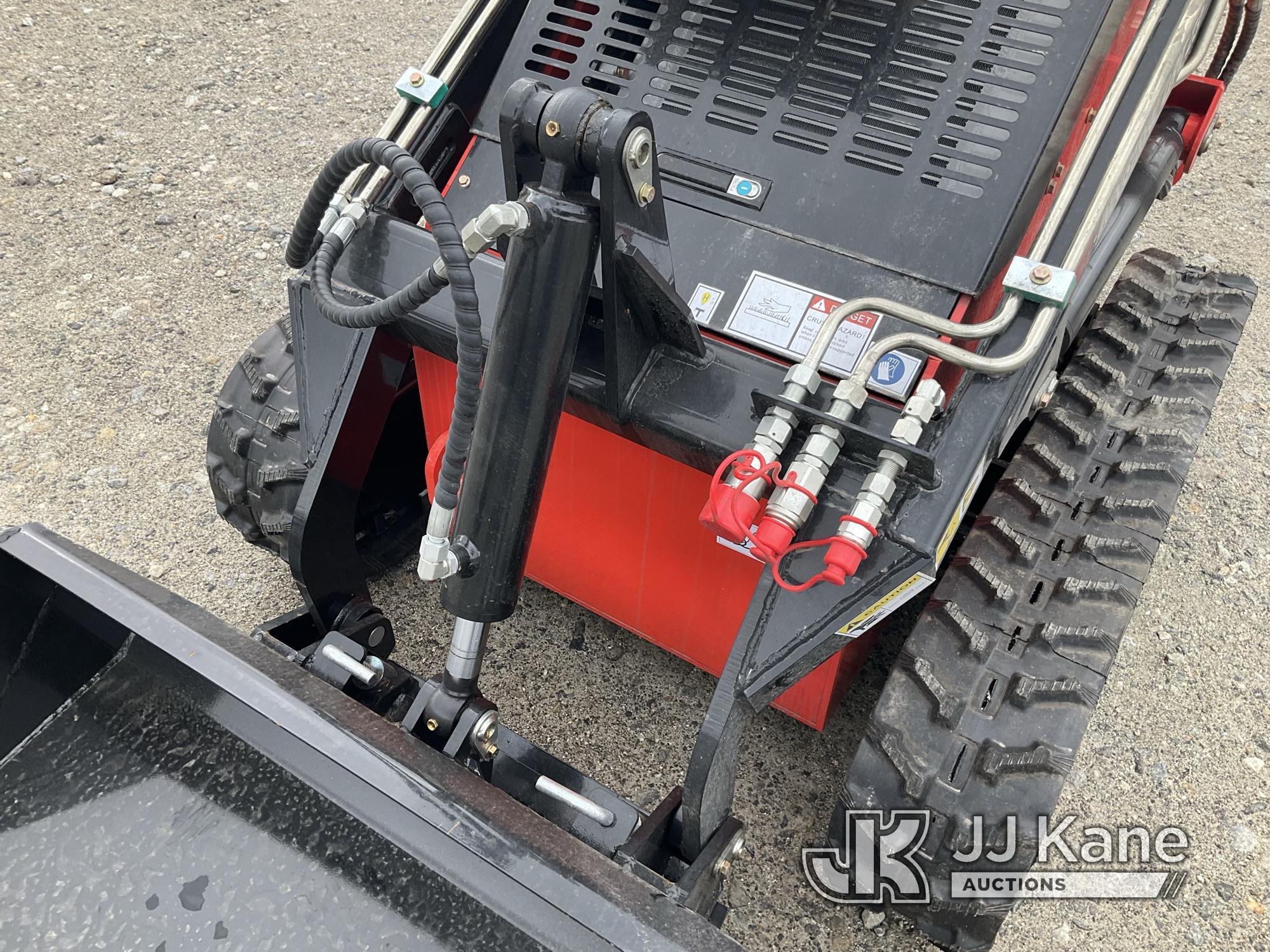 (Shrewsbury, MA) 2024 Agrotk LRT23 Walk-Behind Crawler Skid Steer Loader New/Unused) (Not Running, F