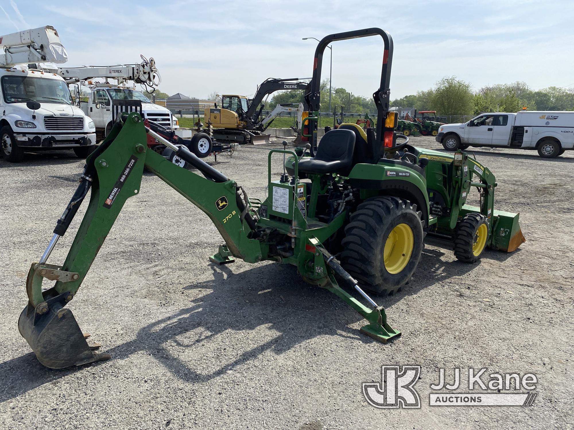 (Plymouth Meeting, PA) 2019 John Deere 2032 4x4 Mini Tractor Loader Backhoe Runs & Operates