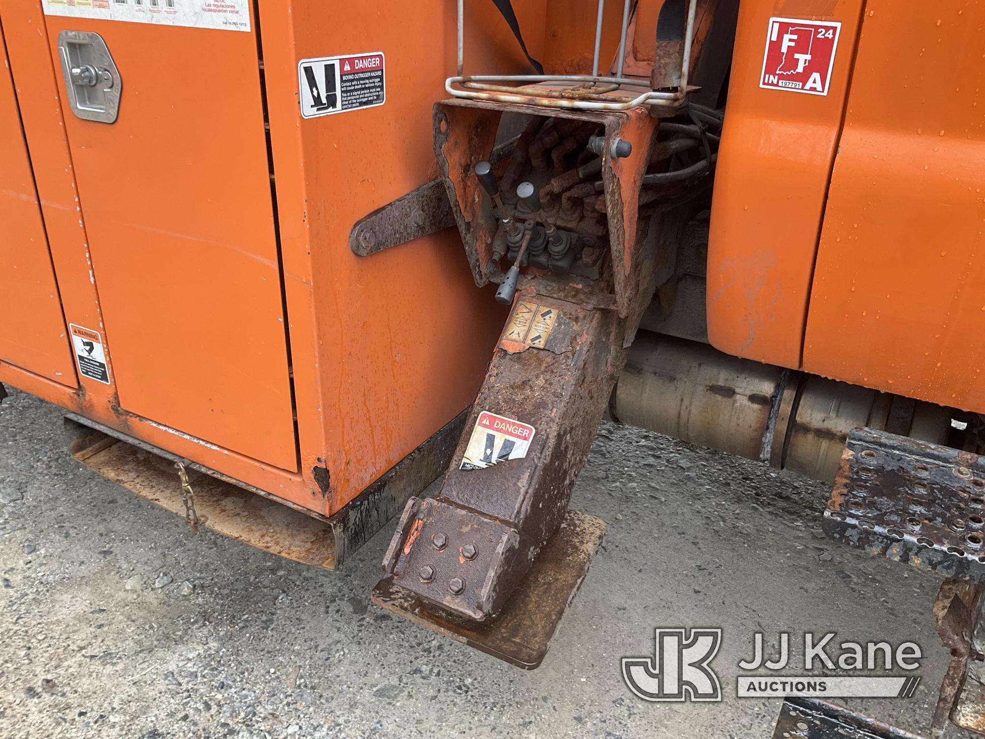 (Shrewsbury, MA) Altec LR760E70, Over-Center Elevator Bucket Truck mounted behind cab on 2013 Ford F