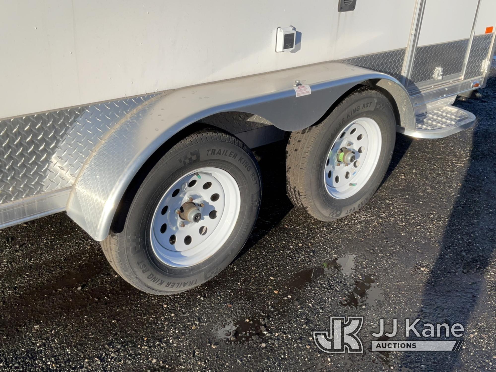 (Kings Park, NY) 2022 Intech FOST-7X12-TA Fiber Optic Splicing Trailer Inspection and Removal BY APP