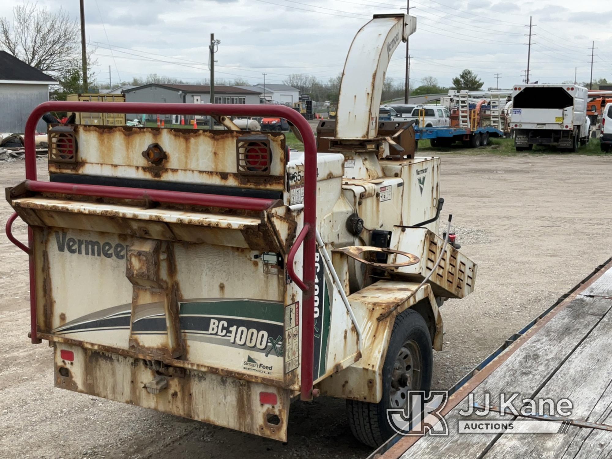 (Charlotte, MI) 2016 Vermeer BC1000XL Chipper (12in Drum) No Title, Condition Unknown, No Crank With