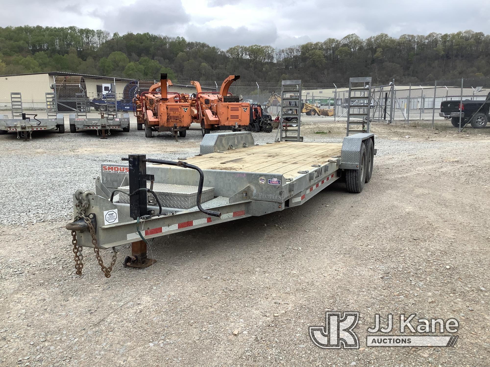 (Smock, PA) 2019 Cam Superline 7CAM20C T/A Galvanized Tagalong Equipment Trailer Broken Deck Board,