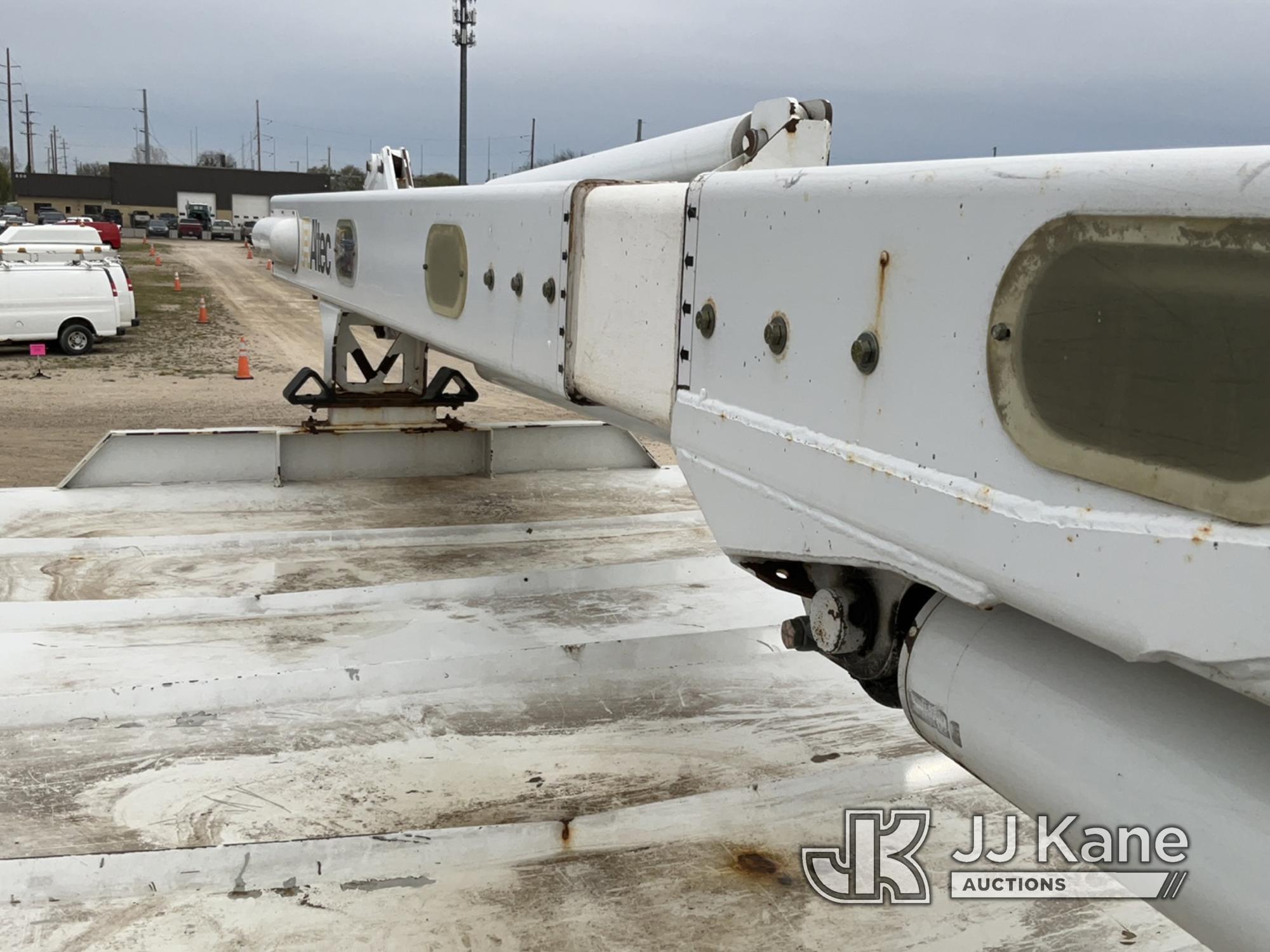 (Charlotte, MI) Altec LR756, Over-Center Bucket Truck mounted behind cab on 2013 Ford F750 Chipper D