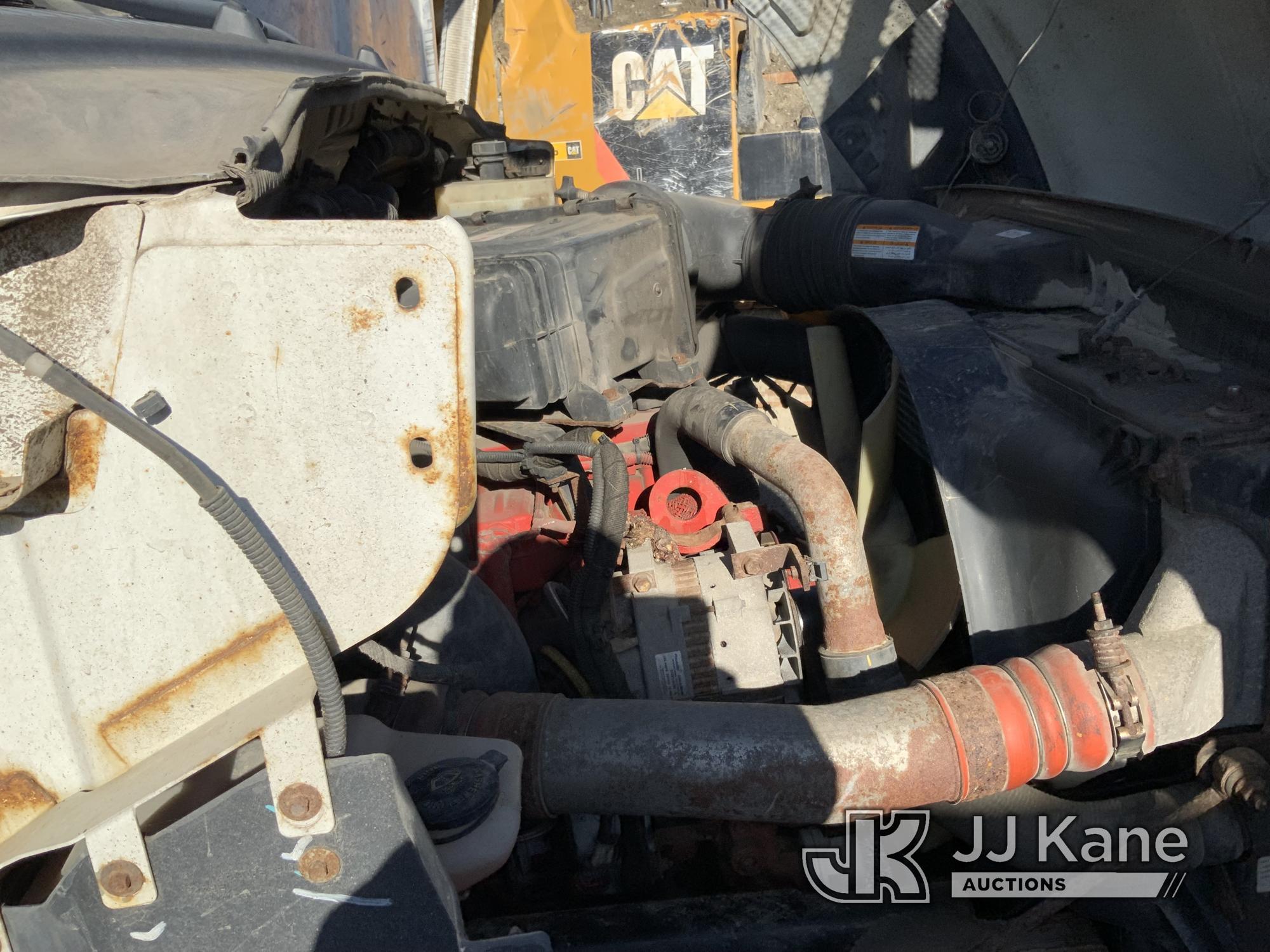 (Ashland, OH) Altec LR756, Over-Center Bucket Truck mounted behind cab on 2013 Ford F750 Chipper Dum