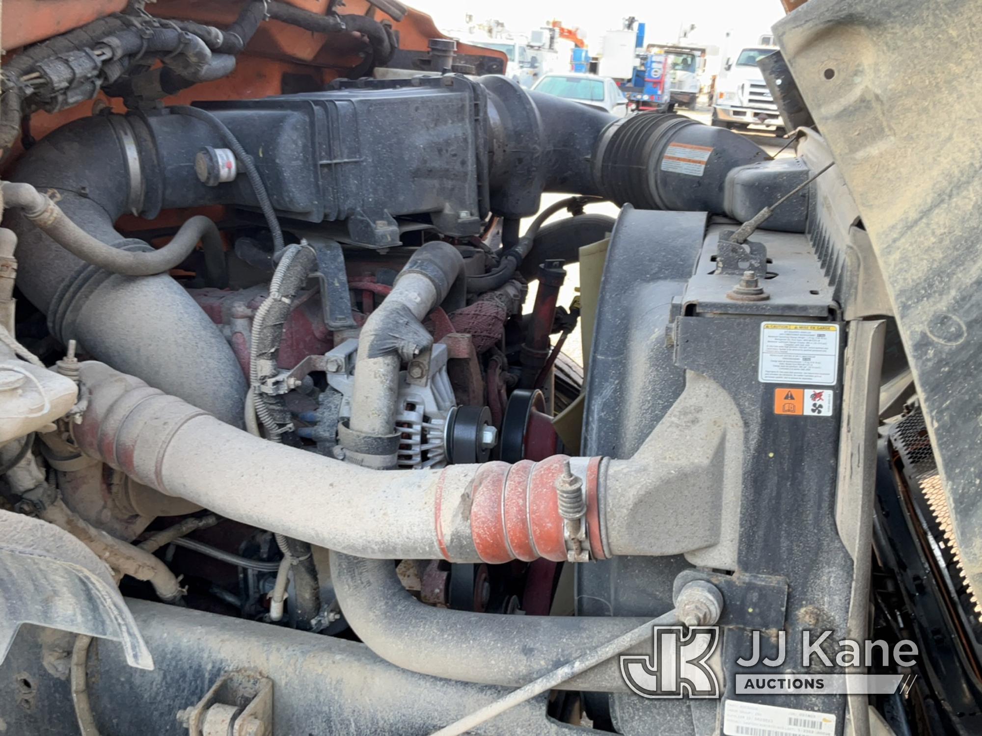 (Charlotte, MI) Altec LR756, Over-Center Bucket Truck mounted behind cab on 2013 Ford F750 Chipper D