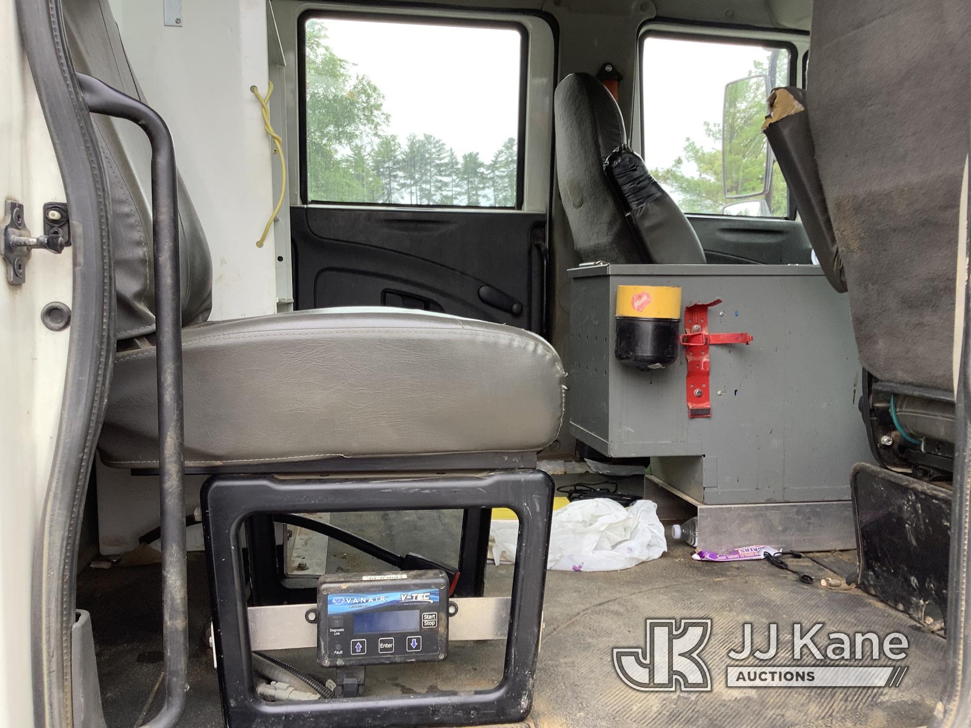 (Harmans, MD) 2013 International 4400 Air Compressor/Enclosed Utility Truck Runs & Moves, Only Runs