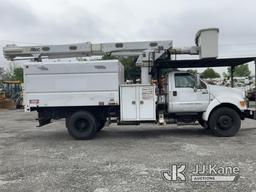 (Plymouth Meeting, PA) Altec LR756, Over-Center Bucket Truck mounted behind cab on 2013 Ford F750 Ch