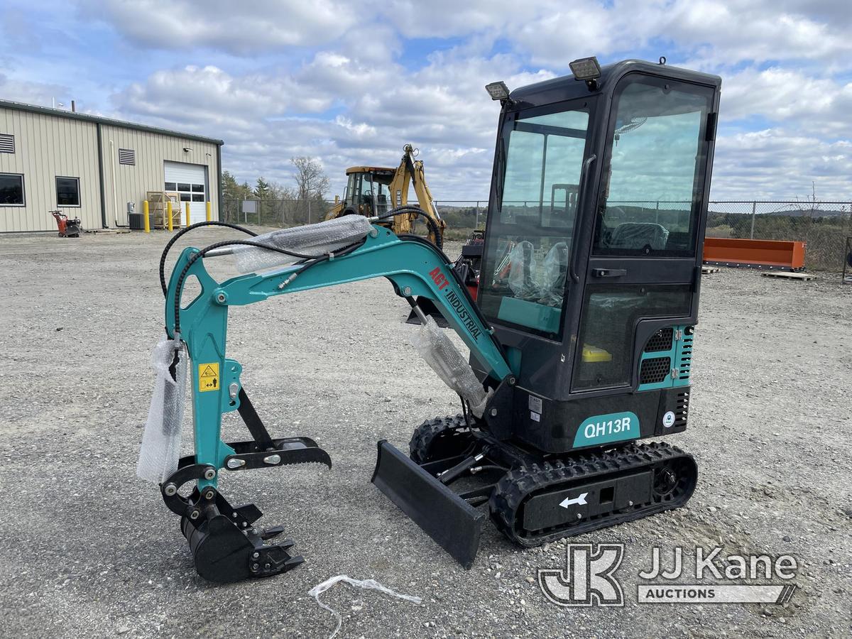 (Shrewsbury, MA) 2024 AGT QH13R Mini Hydraulic Excavator New/Unused