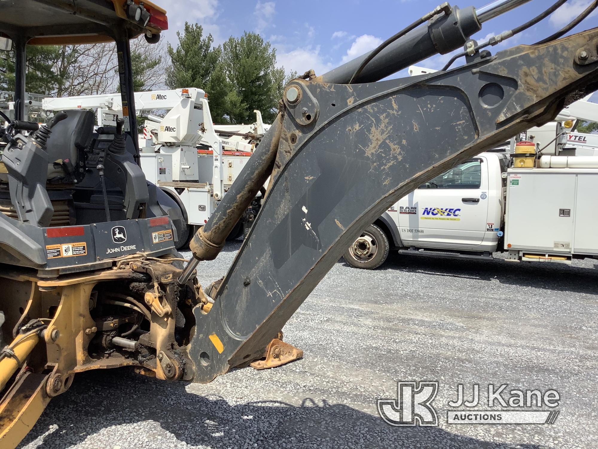 (Frederick, MD) 2016 John Deere 310 SL 4x4 Tractor Loader Backhoe Runs, Moves & Operates, Leaks Oil