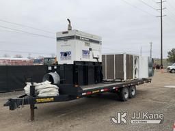 (Charlotte, MI) 2008 Pequea 1018SST 5-ton T/A Tagalong Trailer Runs, Jump to Start, Tongue Jack Rust