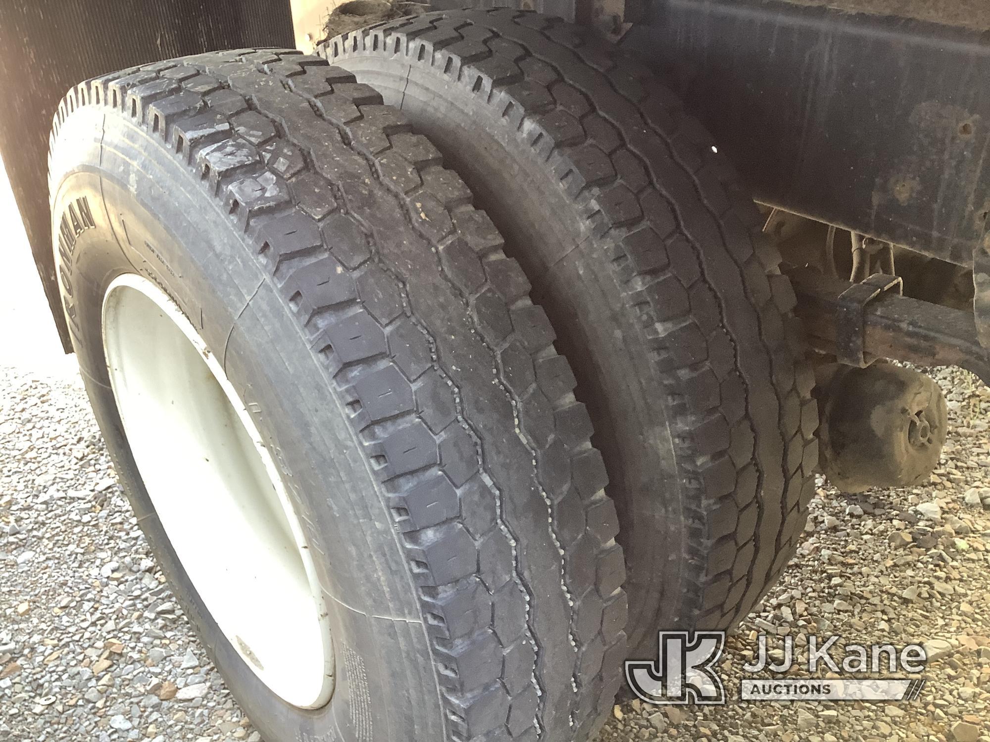 (Smock, PA) 2014 Freightliner M2 106 Flatbed Truck Not Running, Condition Unknown, Engine Disassembl