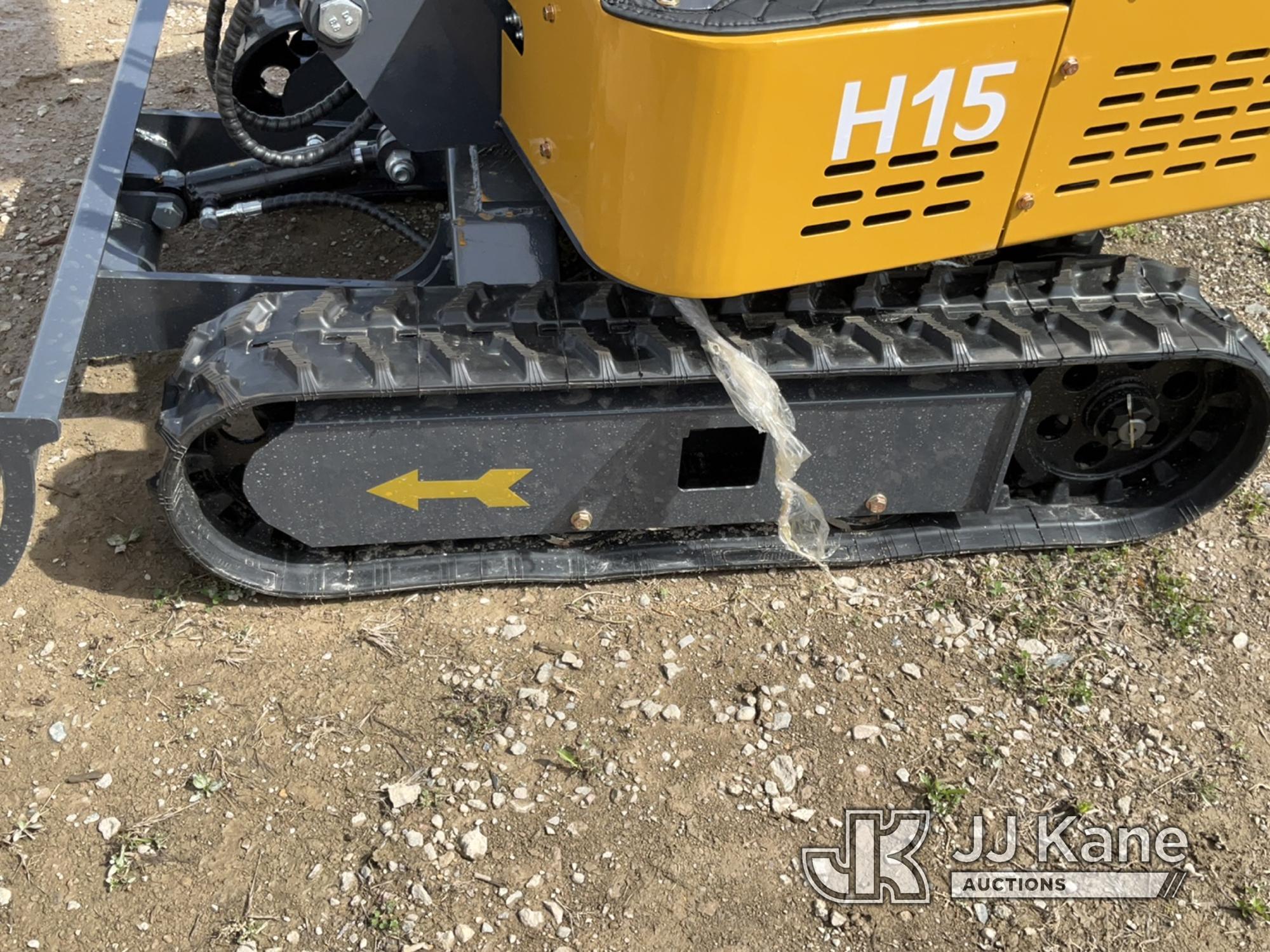 (Charlotte, MI) 2024 AGT H15 Mini Hydraulic Excavator New/Unused