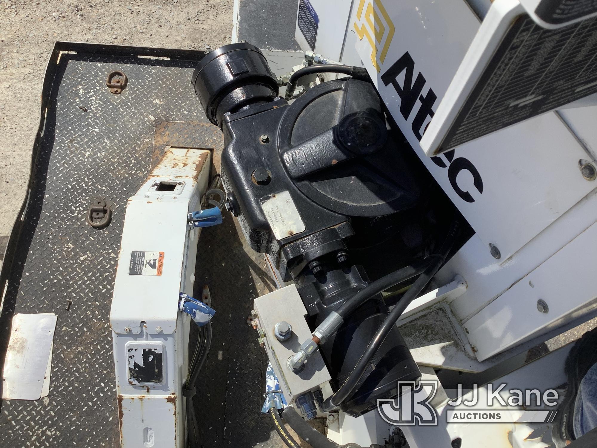 (Smock, PA) Altec DM47B-TR, Digger Derrick rear mounted on 2017 Freightliner M2 106 Utility Truck Ru