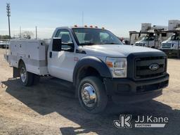 (Charlotte, MI) 2012 Ford F450 Service Truck Runs, Moves, Seller States: Rebuilt Engine At 55,253 Mi