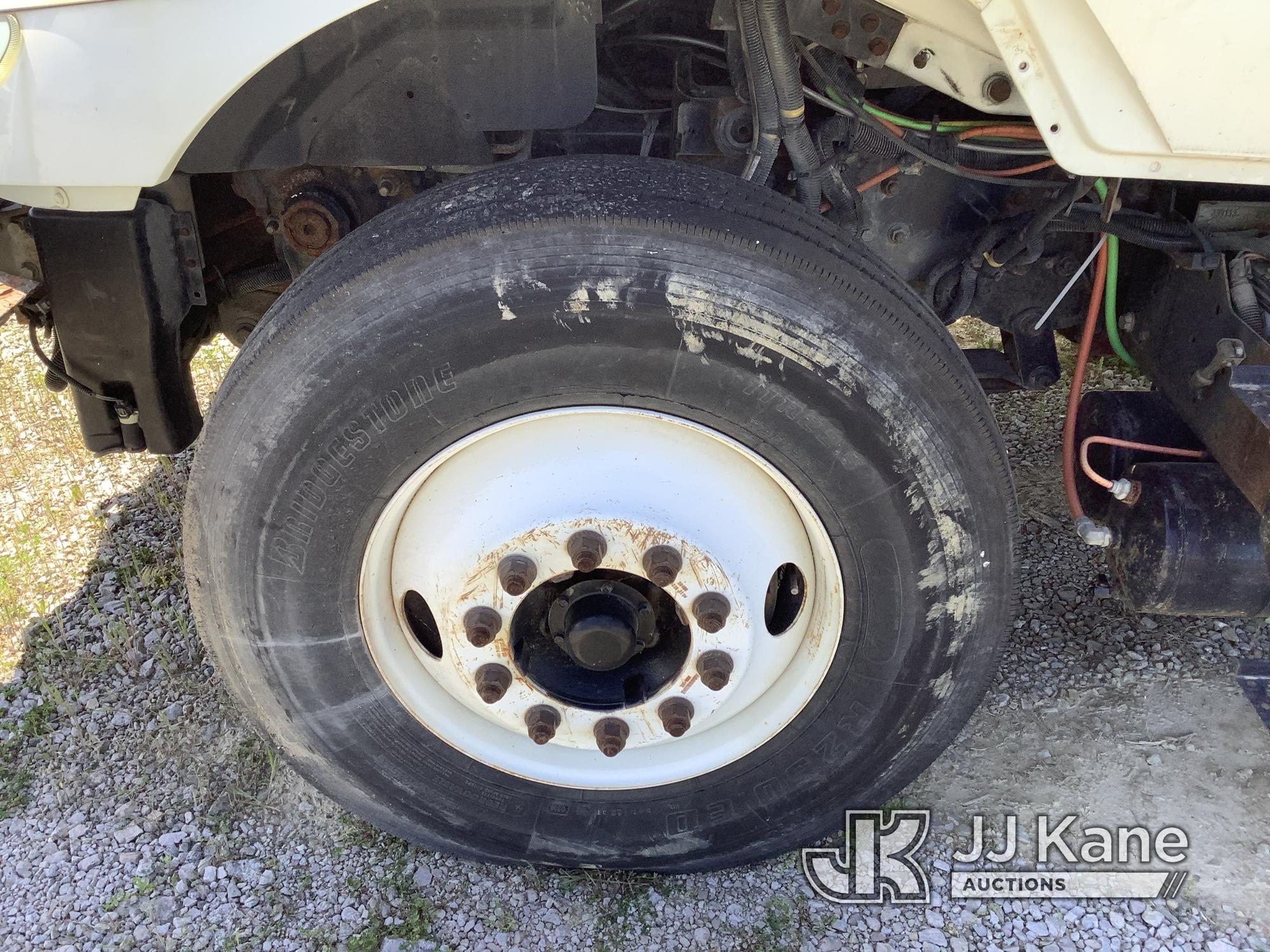 (Fort Wayne, IN) HiRanger 5TC-55, Material Handling Bucket Truck rear mounted on 2012 International