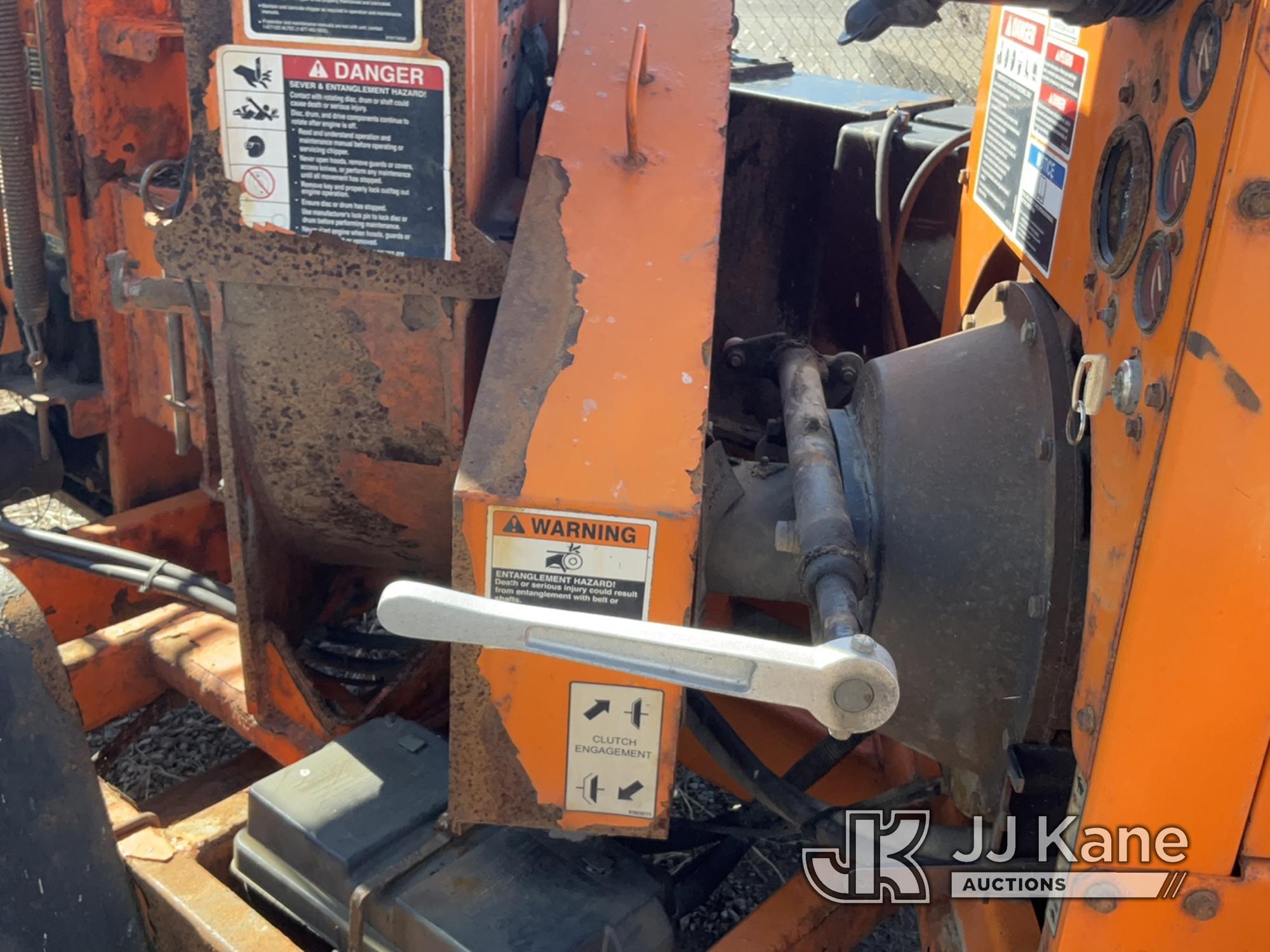 (Rome, NY) 2015 Altec DC1317 Chipper (13in Disc) Not Running, Condition Unknown, Rust Damage