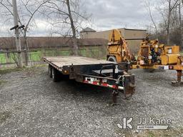 (Rochester, NY) 2008 Cam Superline T/A Tilt Deck Tagalong Equipment Trailer Rust Damage